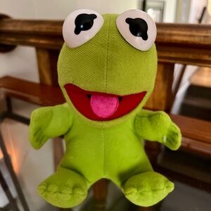 Kermit the frog baby plush -1987